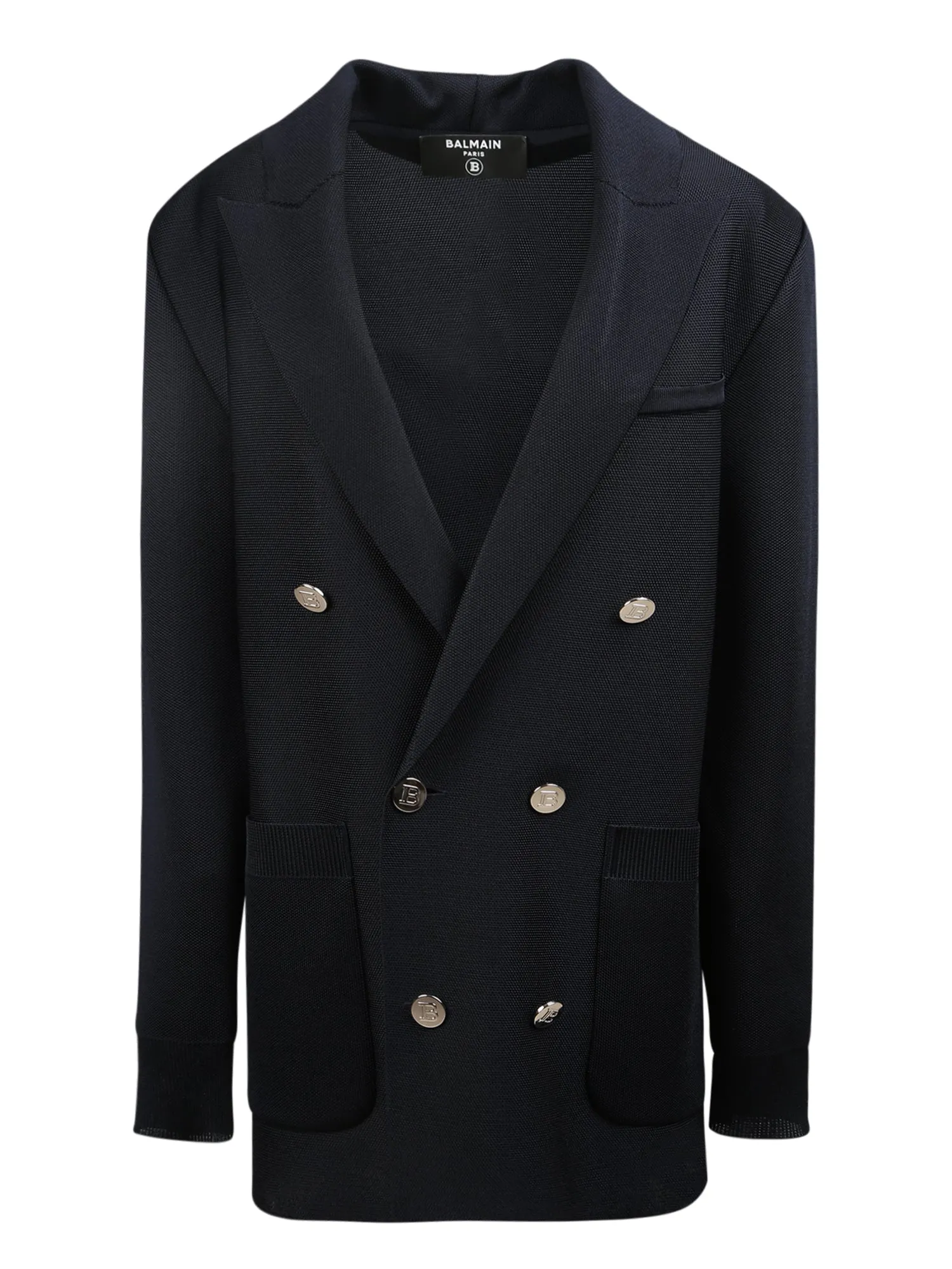 Balmain Double Breasted Knitted Blazer