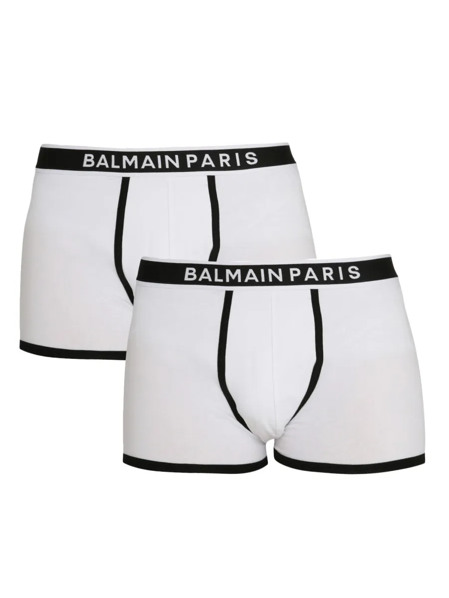 Balmain Logo Band Pack Of Two Briefs