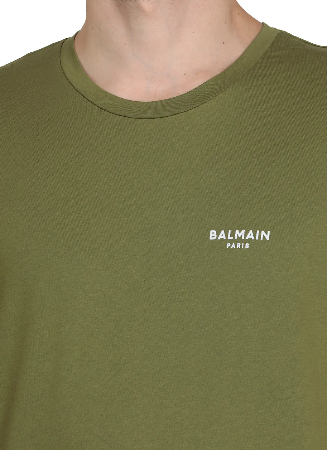 Balmain Logo Printed Crewneck T-Shirt