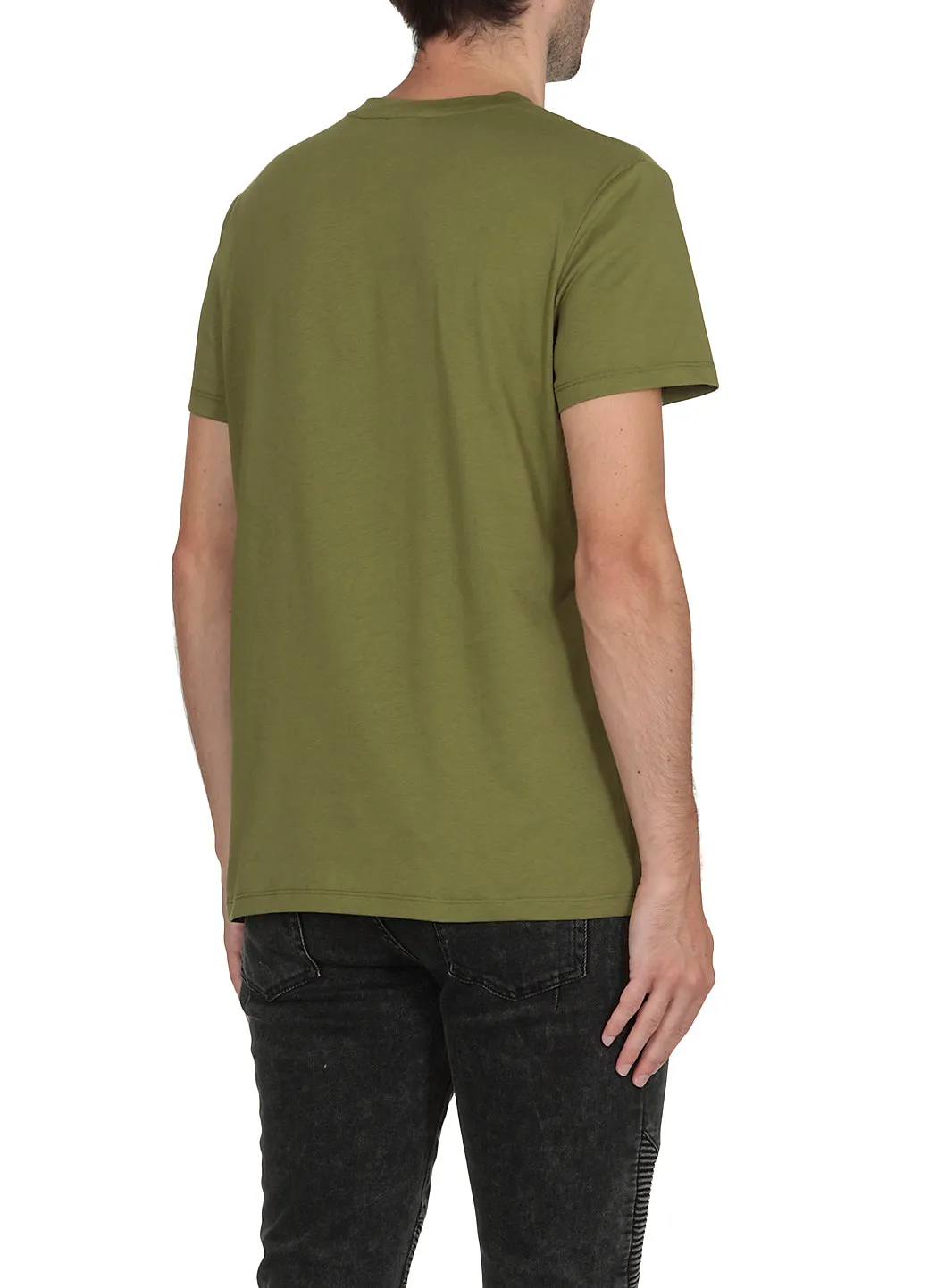 Balmain Logo Printed Crewneck T-Shirt
