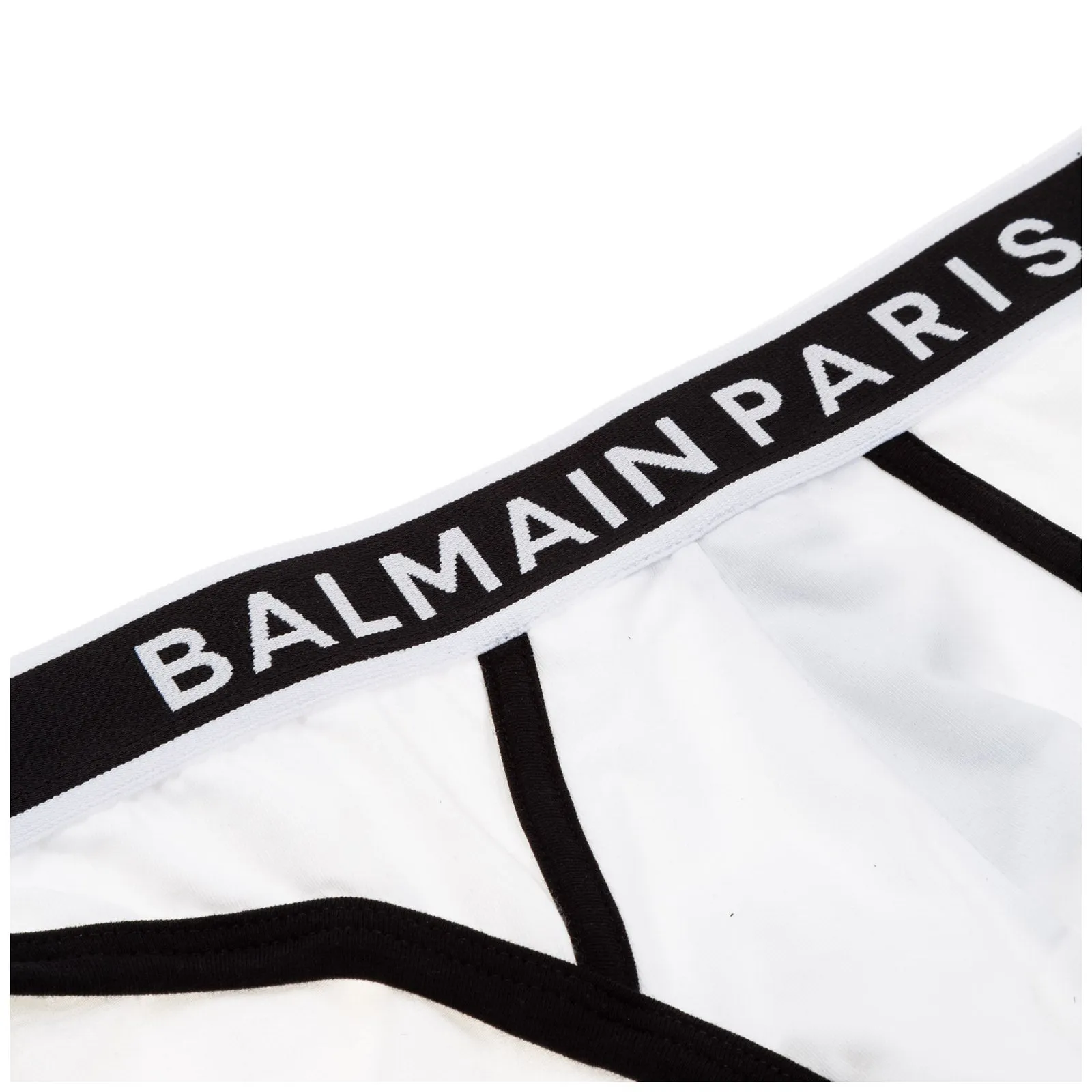 Balmain Logo Waistband 2 Pack Briefs