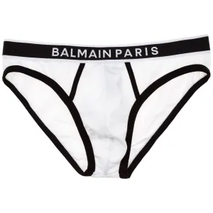 Balmain Logo Waistband 2 Pack Briefs