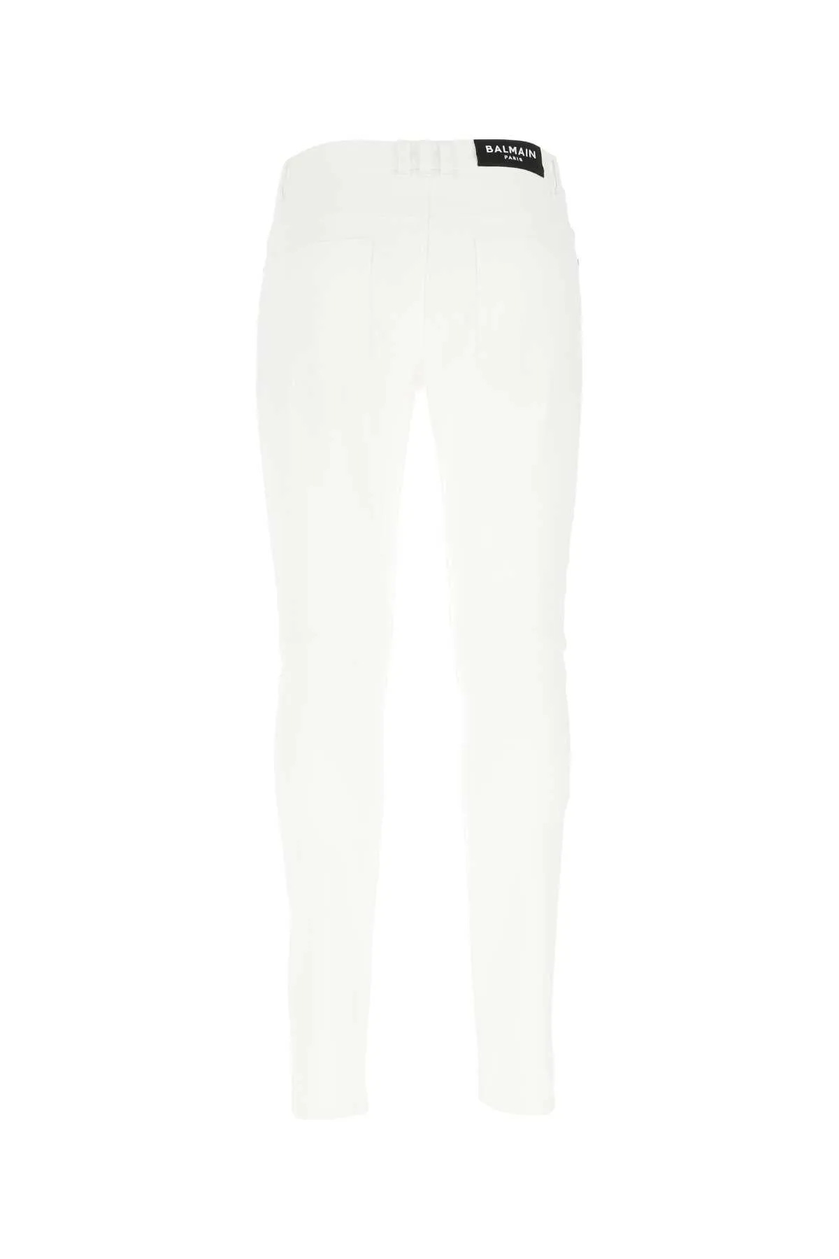 Balmain Panelled Skinny-Fit Jeans