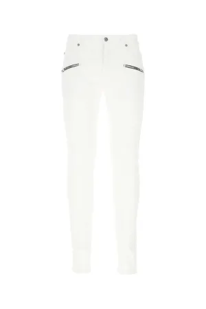 Balmain Panelled Skinny-Fit Jeans