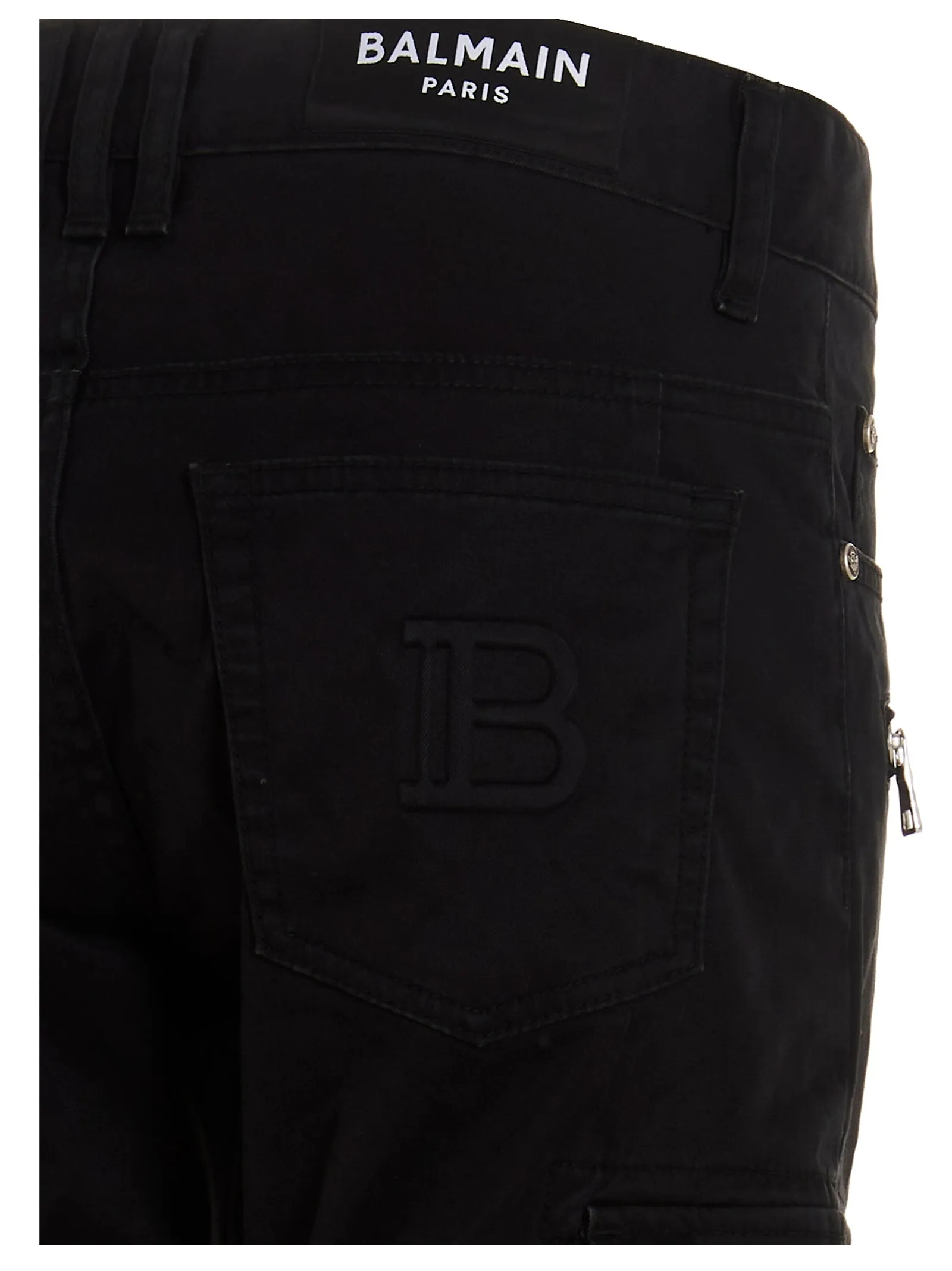 Balmain Straight-Leg Cargo Jeans