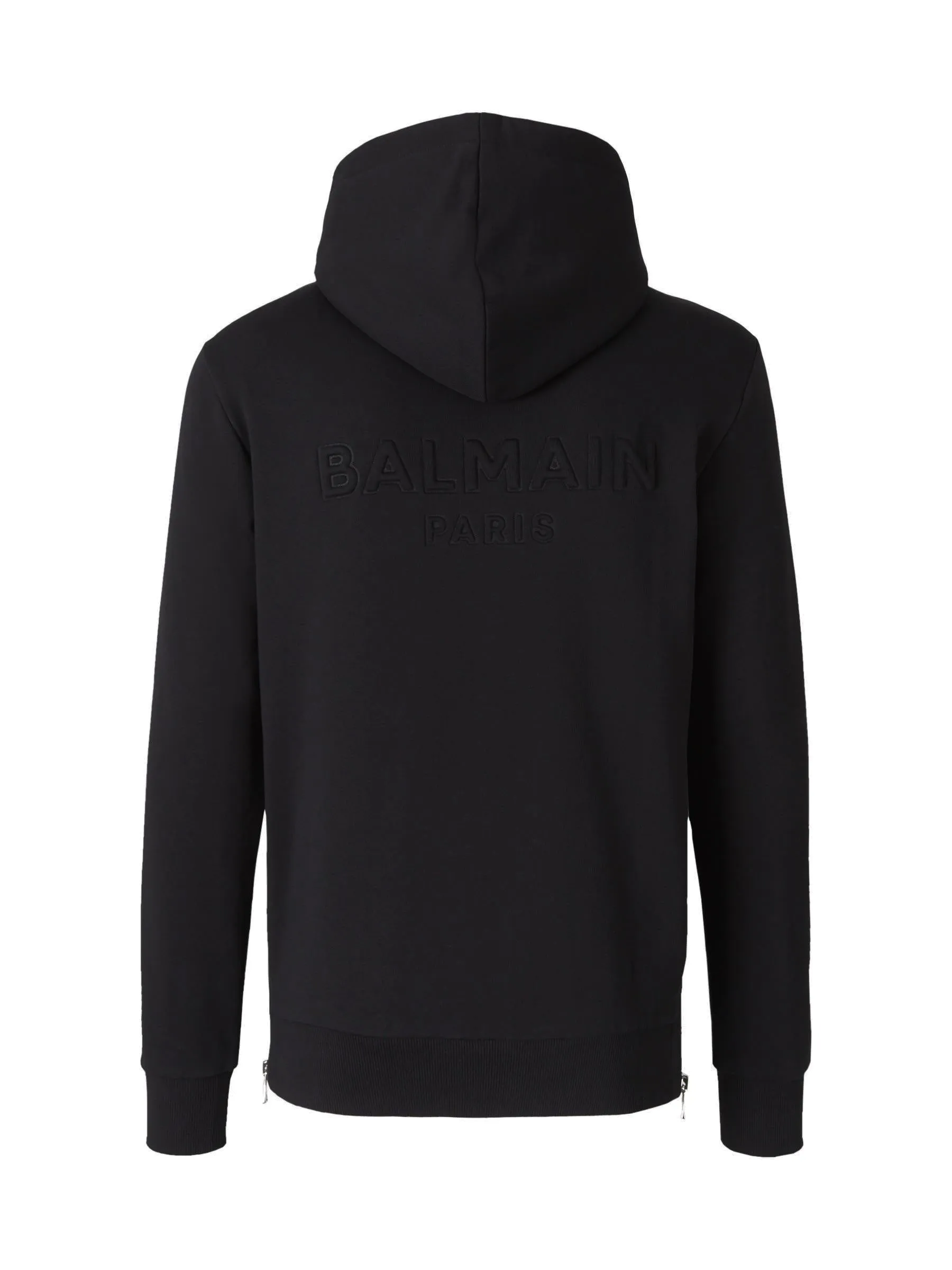 Balmain Zip-Up Hooded Jacket