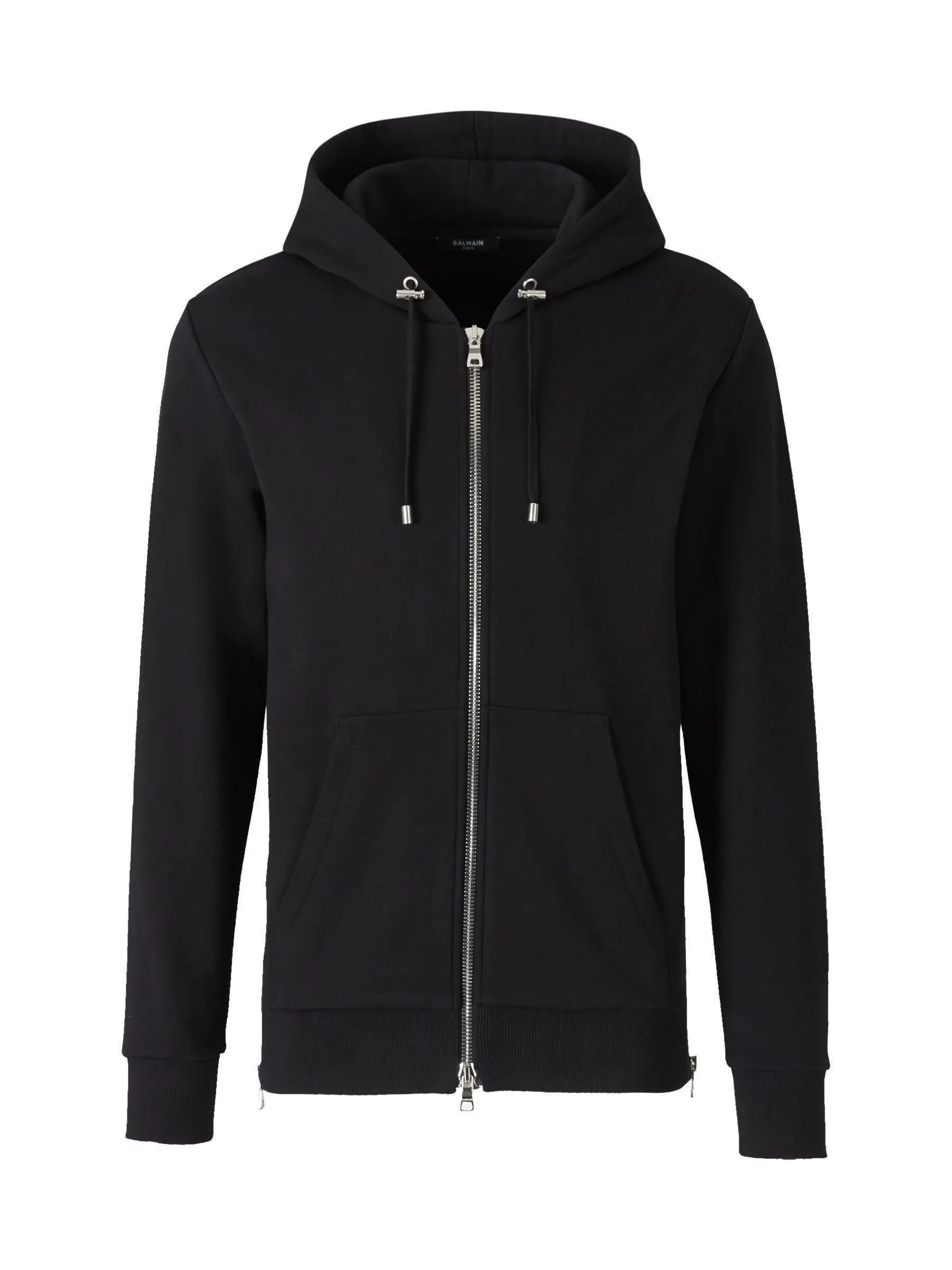 Balmain Zip-Up Hooded Jacket