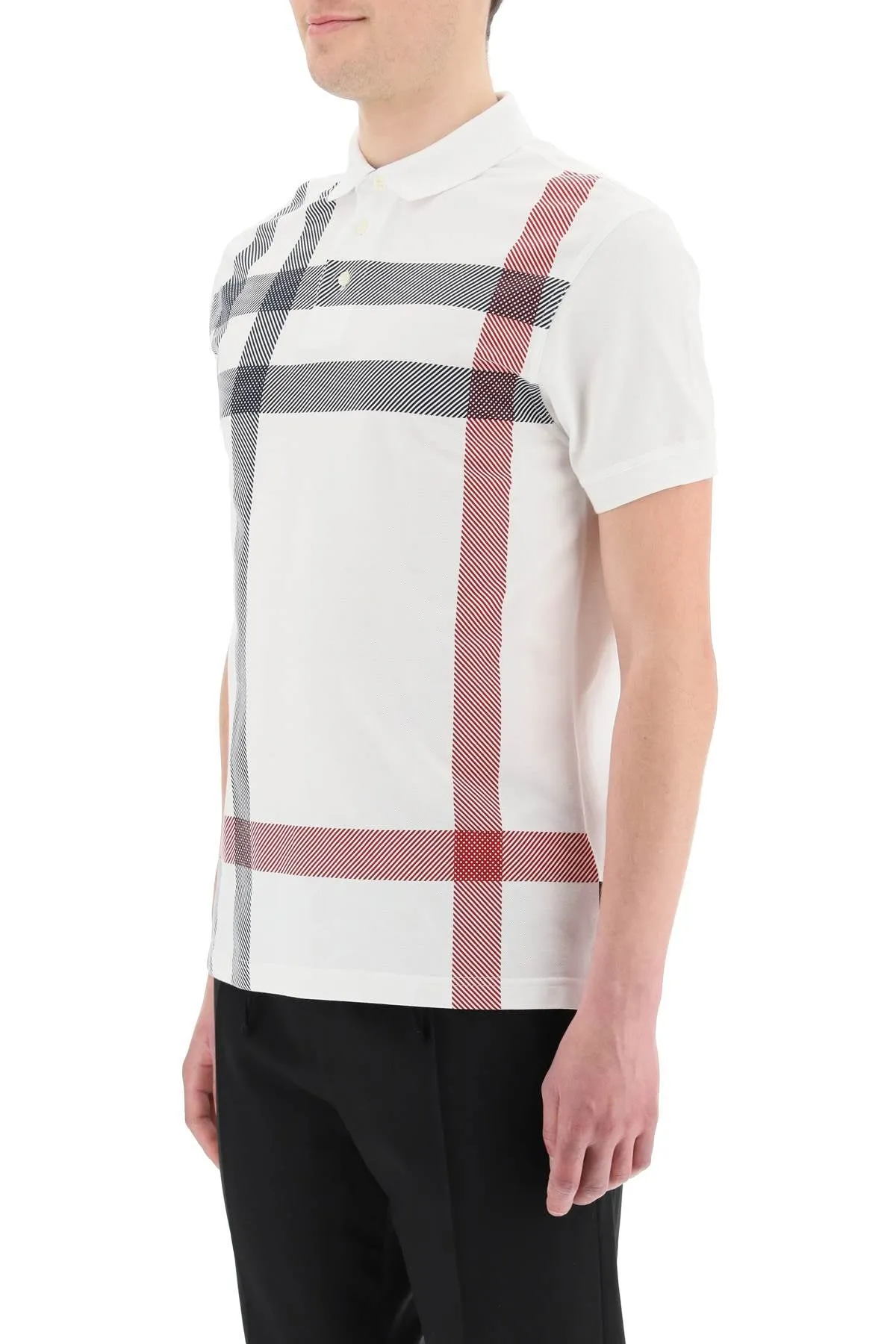 Barbour Large-Check Short-Sleeved Polo Shirt