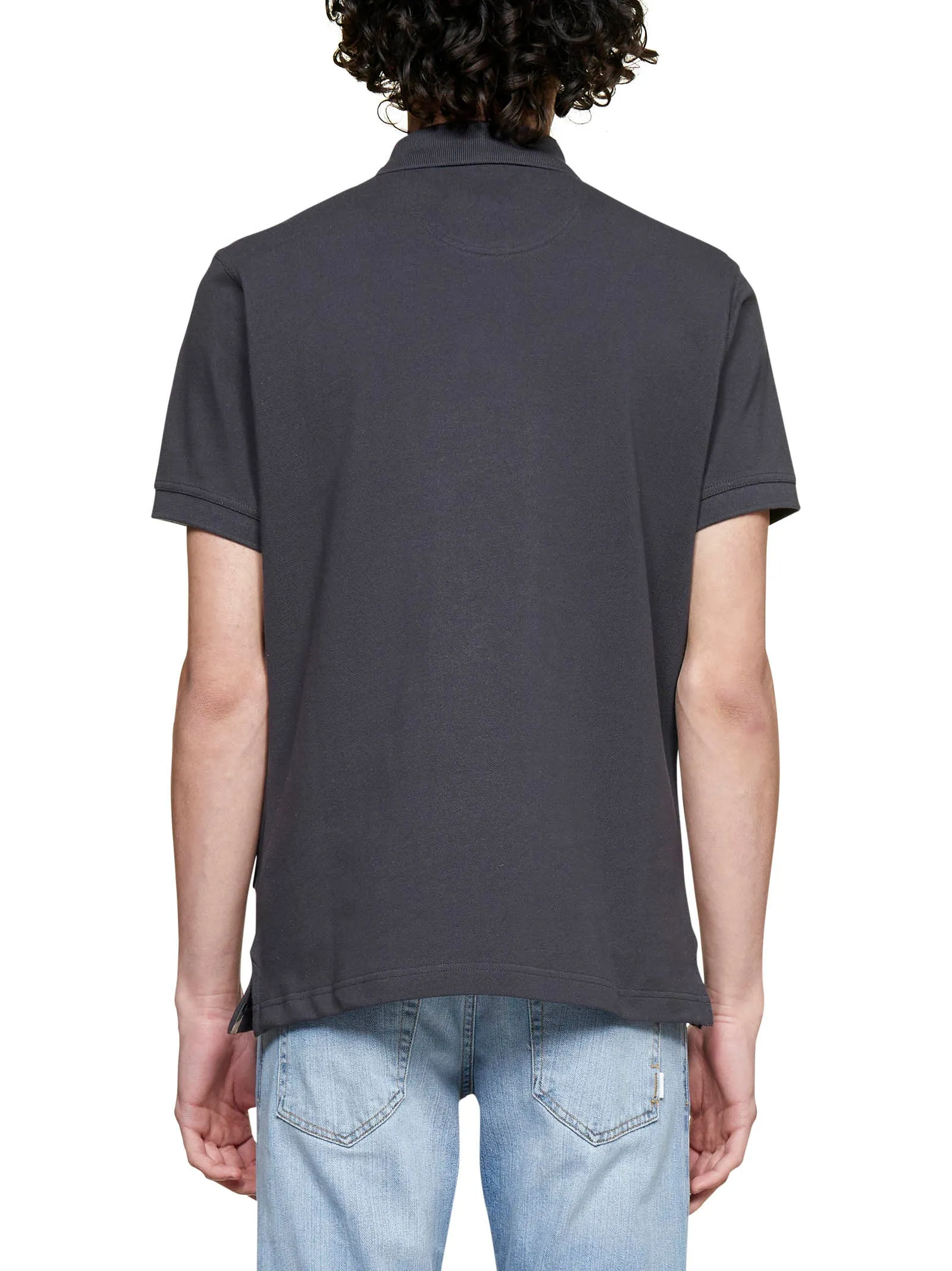 Barbour Logo Printed Short Sleeved Polo Shirt