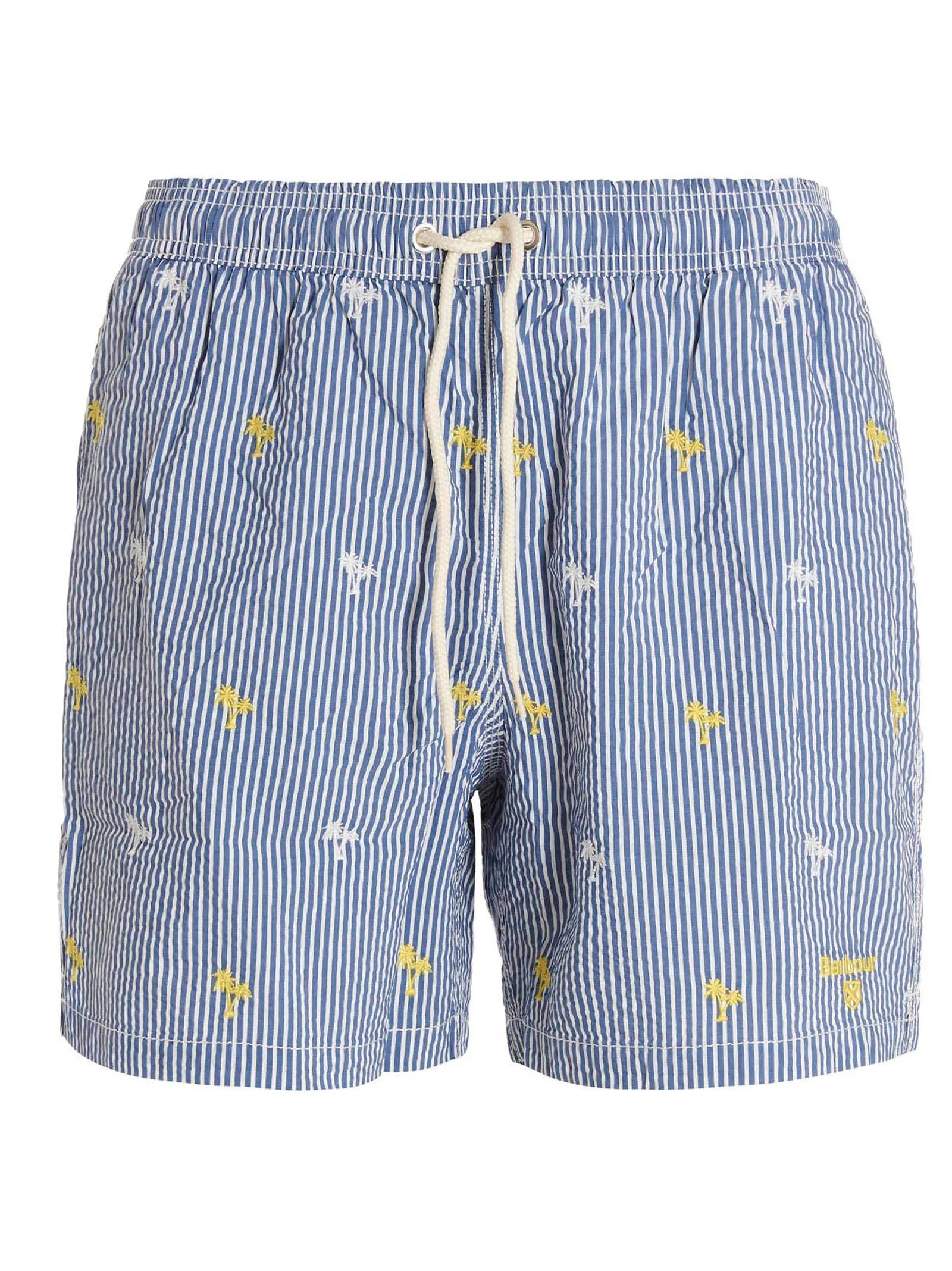 Barbour Striped Drawstring Swim Shorts