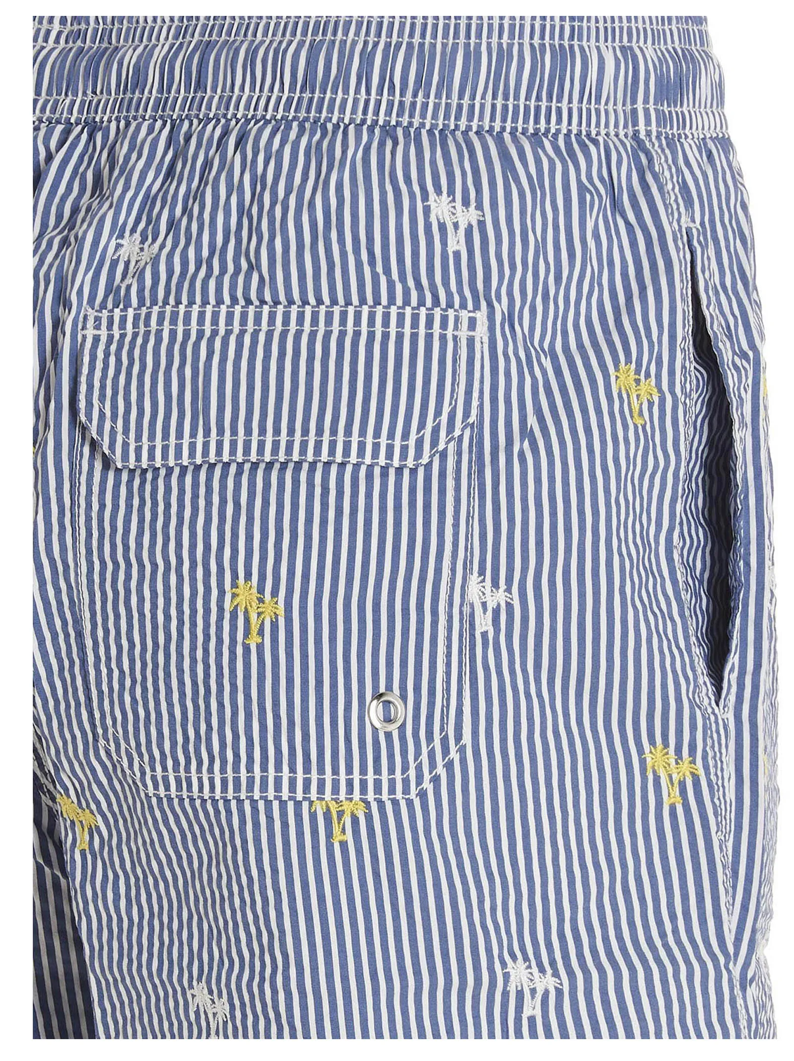 Barbour Striped Drawstring Swim Shorts