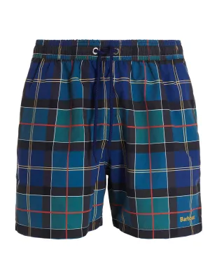 Barbour Tartan Drawstring Swim Shorts
