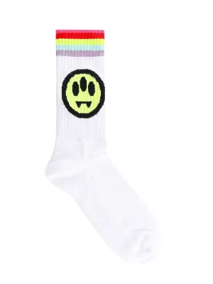 Barrow Rainbow Logo Graphic Intarsia Socks