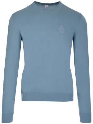 Berluti Logo Embroidered Crewneck Sweater