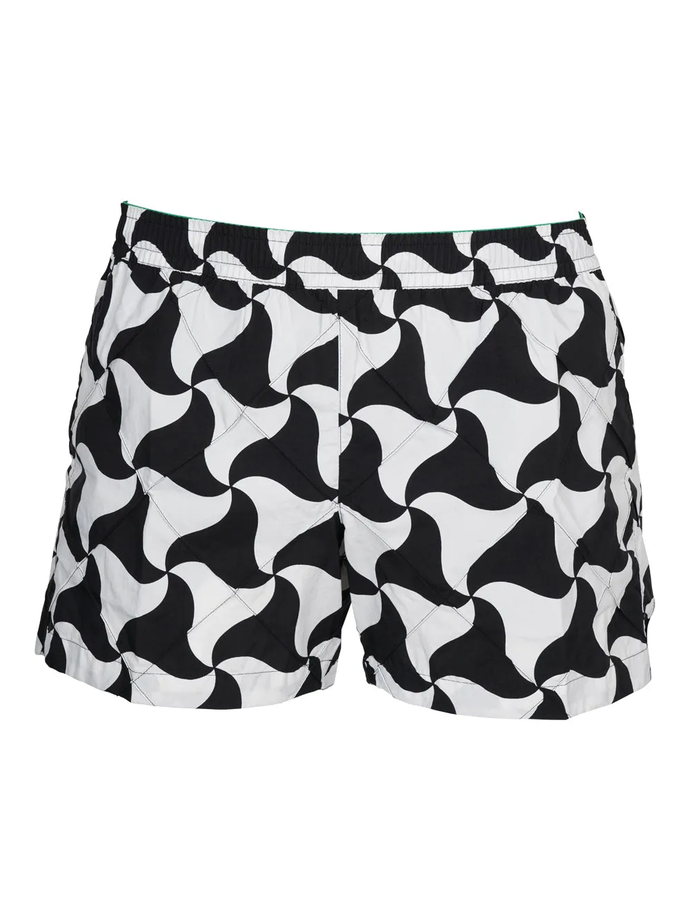 Bottega Veneta Abstract Pattern Swim Shorts