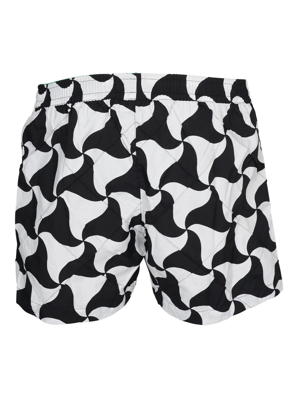 Bottega Veneta Abstract Pattern Swim Shorts