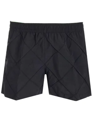 Bottega Veneta Geometric Patterned Swim Shorts