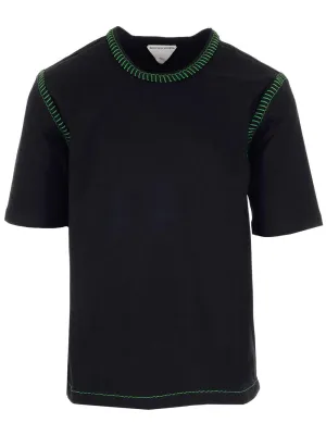 Bottega Veneta Stitch Detailed Crewneck T-Shirt