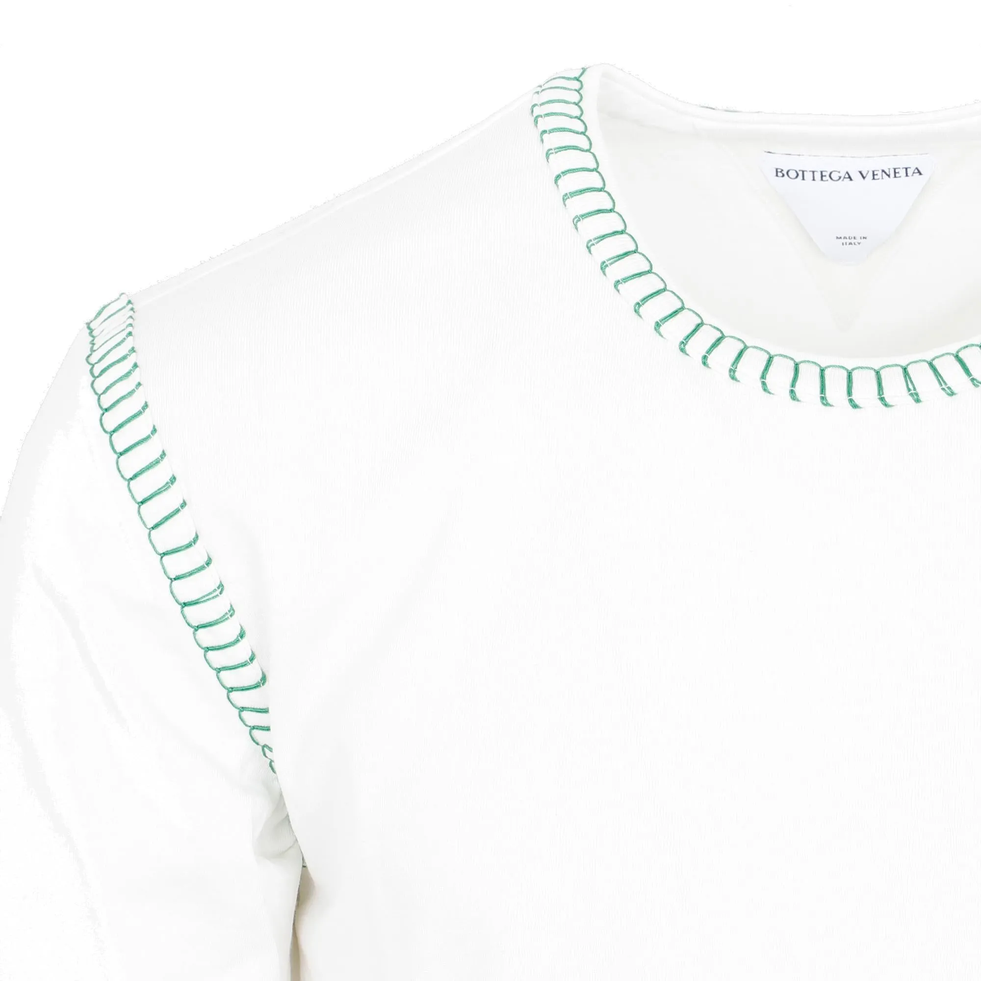 Bottega Veneta Stitch Detailed Crewneck T-Shirt