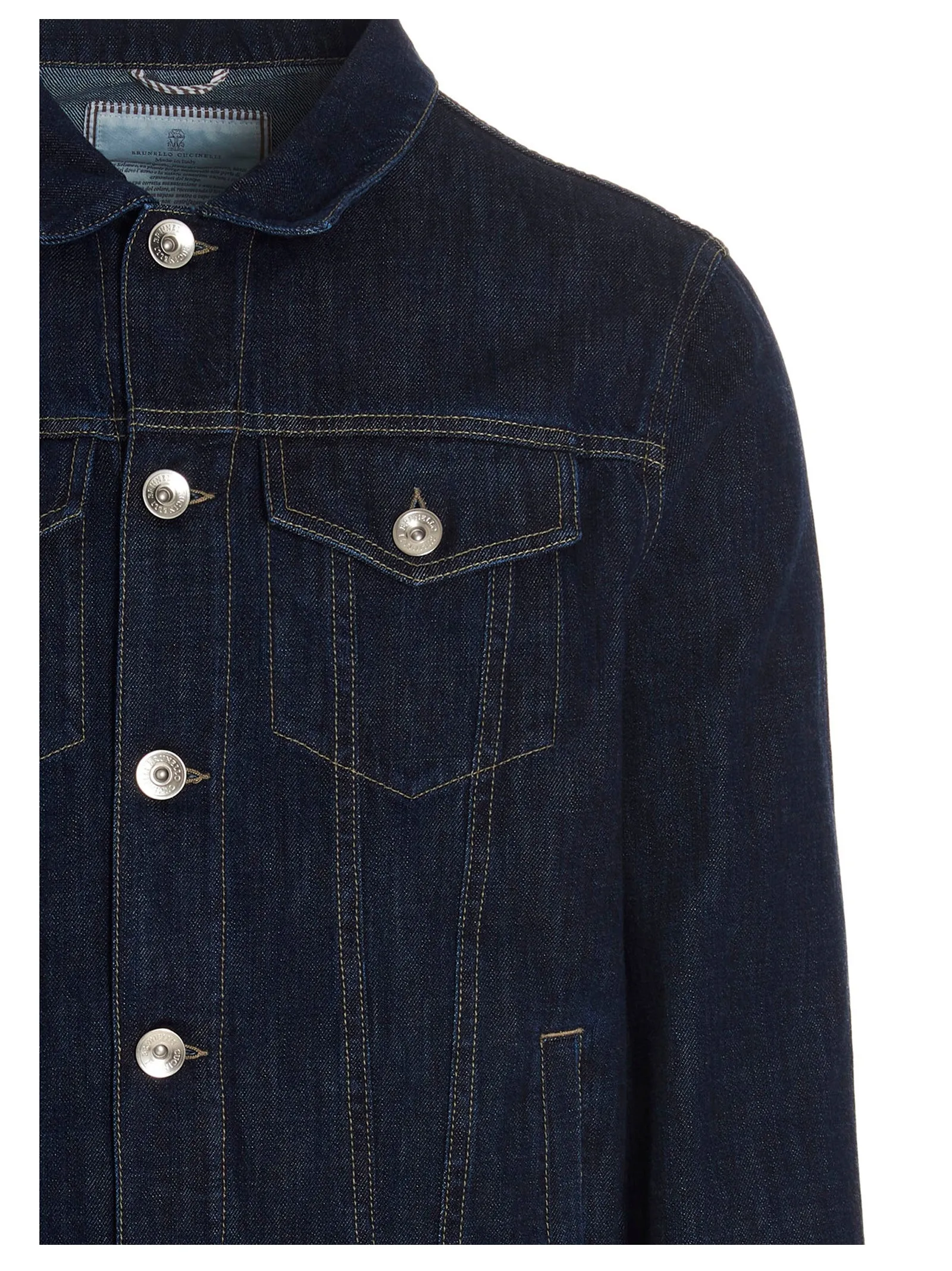 Brunello Cucinelli Buttoned Denim Jacket