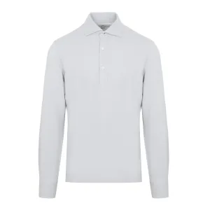 Brunello Cucinelli Buttoned Long-Sleeved Polo Shirt