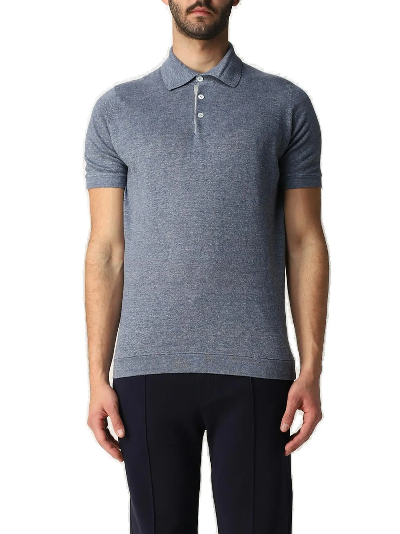 Brunello Cucinelli Buttoned Short-Sleeved Polo Shirt