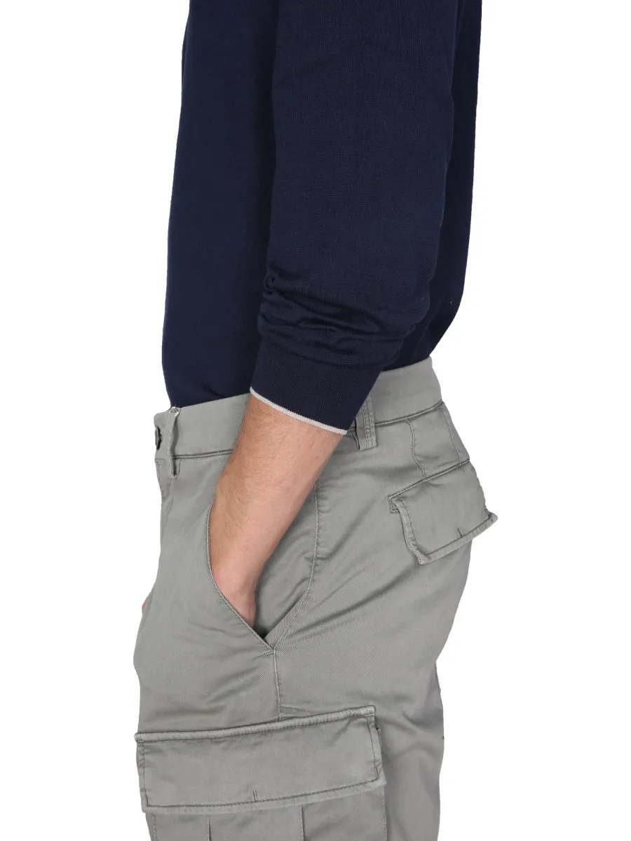 Brunello Cucinelli Crewneck Ribbed Hem Sweater