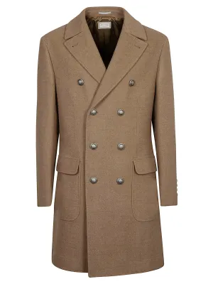 Brunello Cucinelli Double-Breasted Tailored Coat