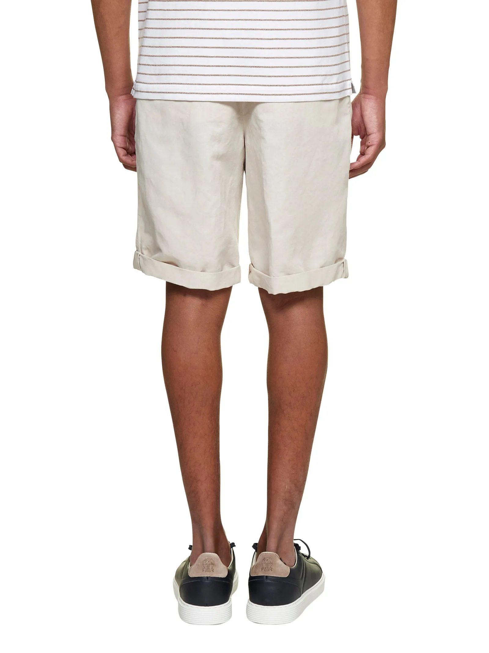 Brunello Cucinelli Drawstring Straight Cut Shorts