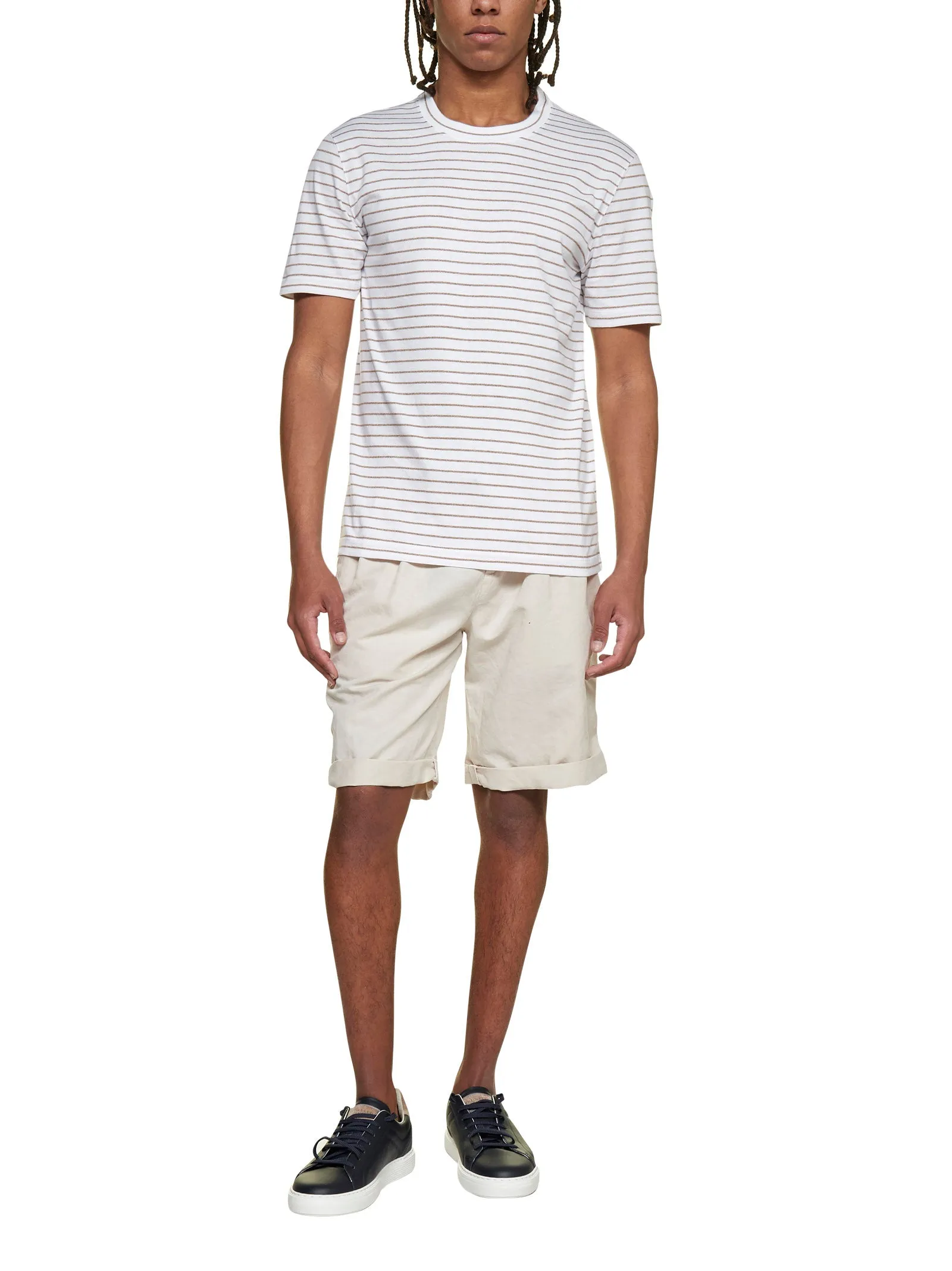 Brunello Cucinelli Drawstring Straight Cut Shorts