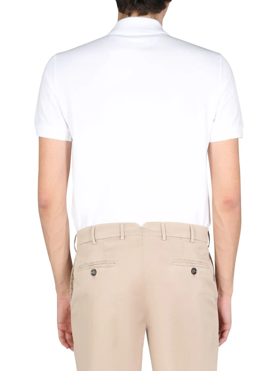 Brunello Cucinelli Logo Embroidered Short-Sleeved Polo Shirt