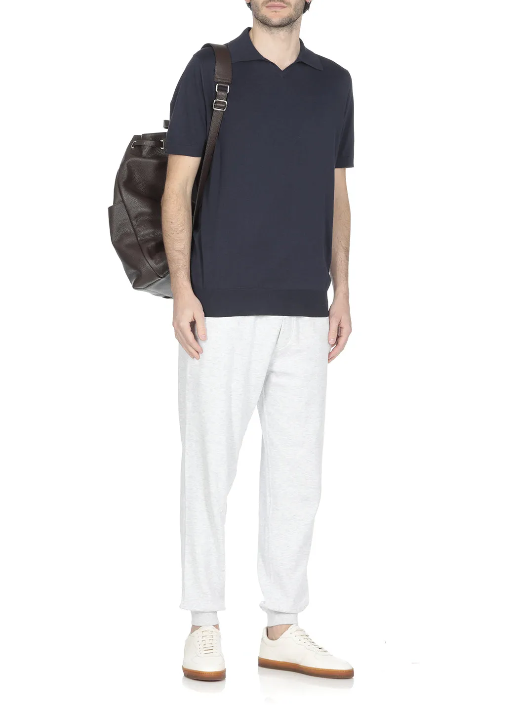 Brunello Cucinelli Short-Sleeved Polo Shirt