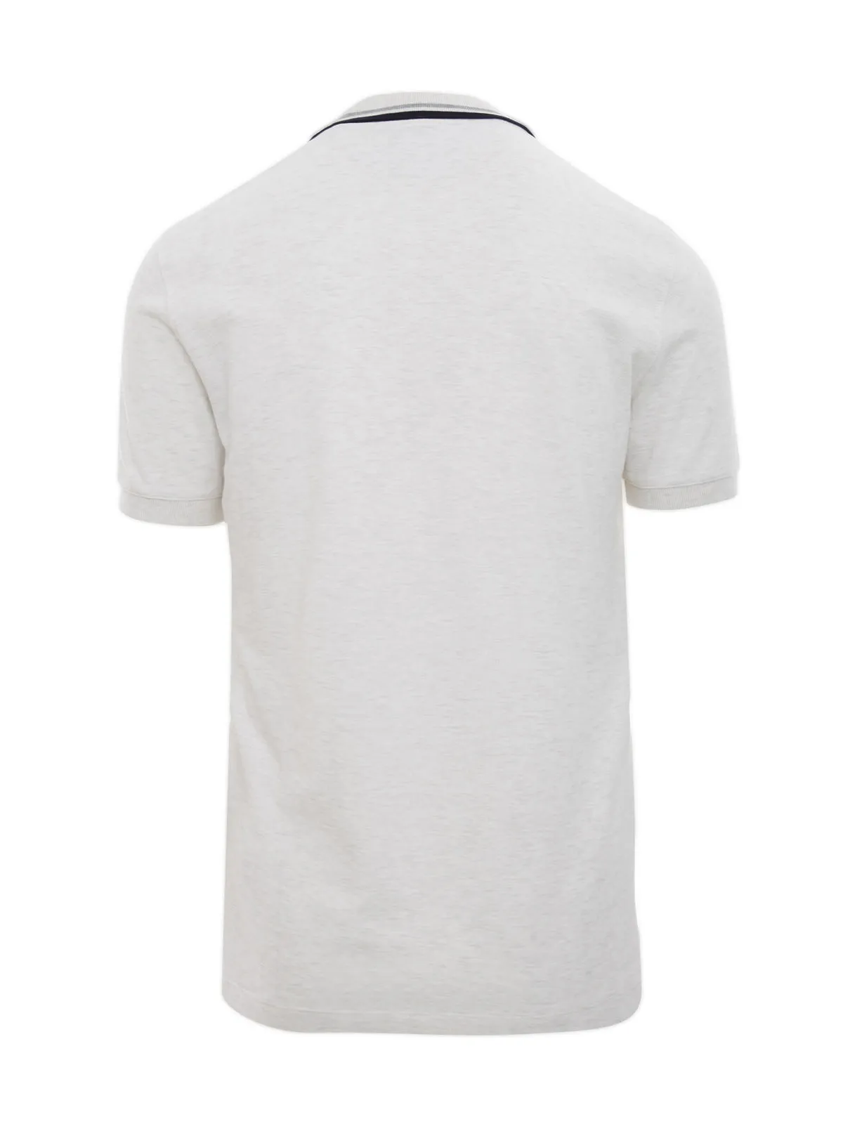 Brunello Cucinelli Striped Collar Polo Shirt