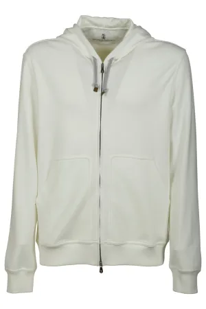 Brunello Cucinelli Zipped Hooded Jacket