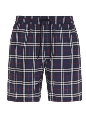 Burberry Check Drawcord Swim Shorts