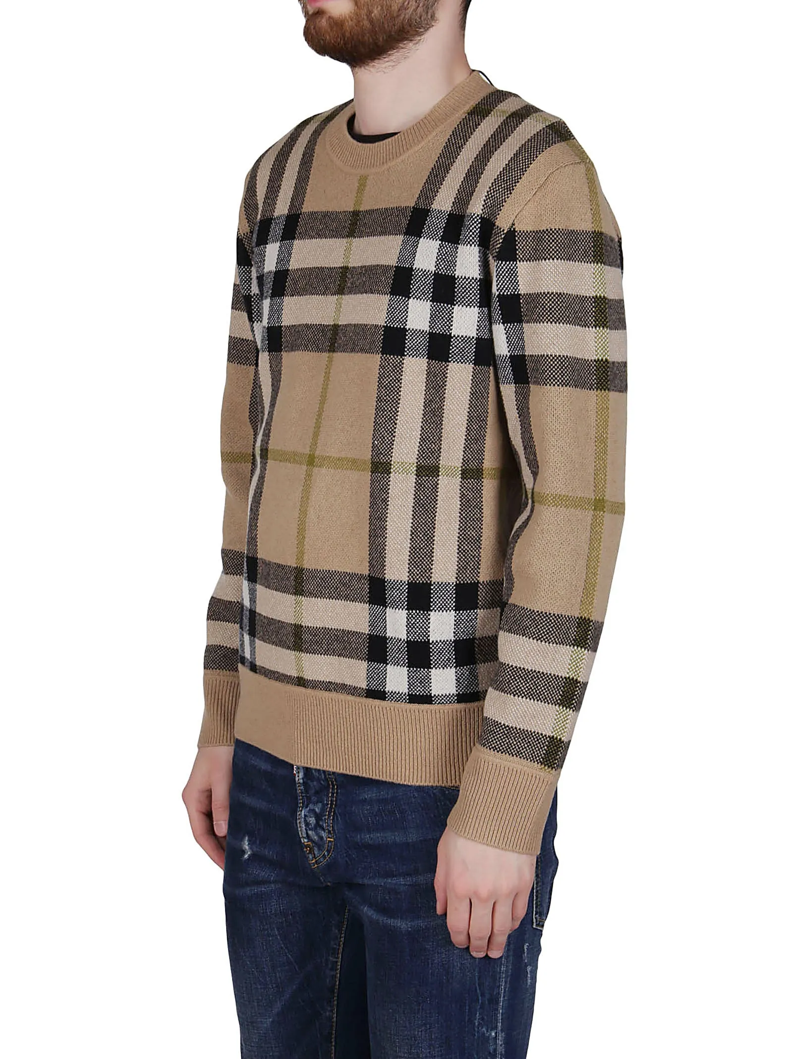 Burberry Check Knitted Sweater