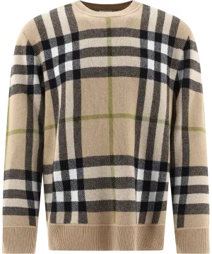 Burberry Check Knitted Sweater