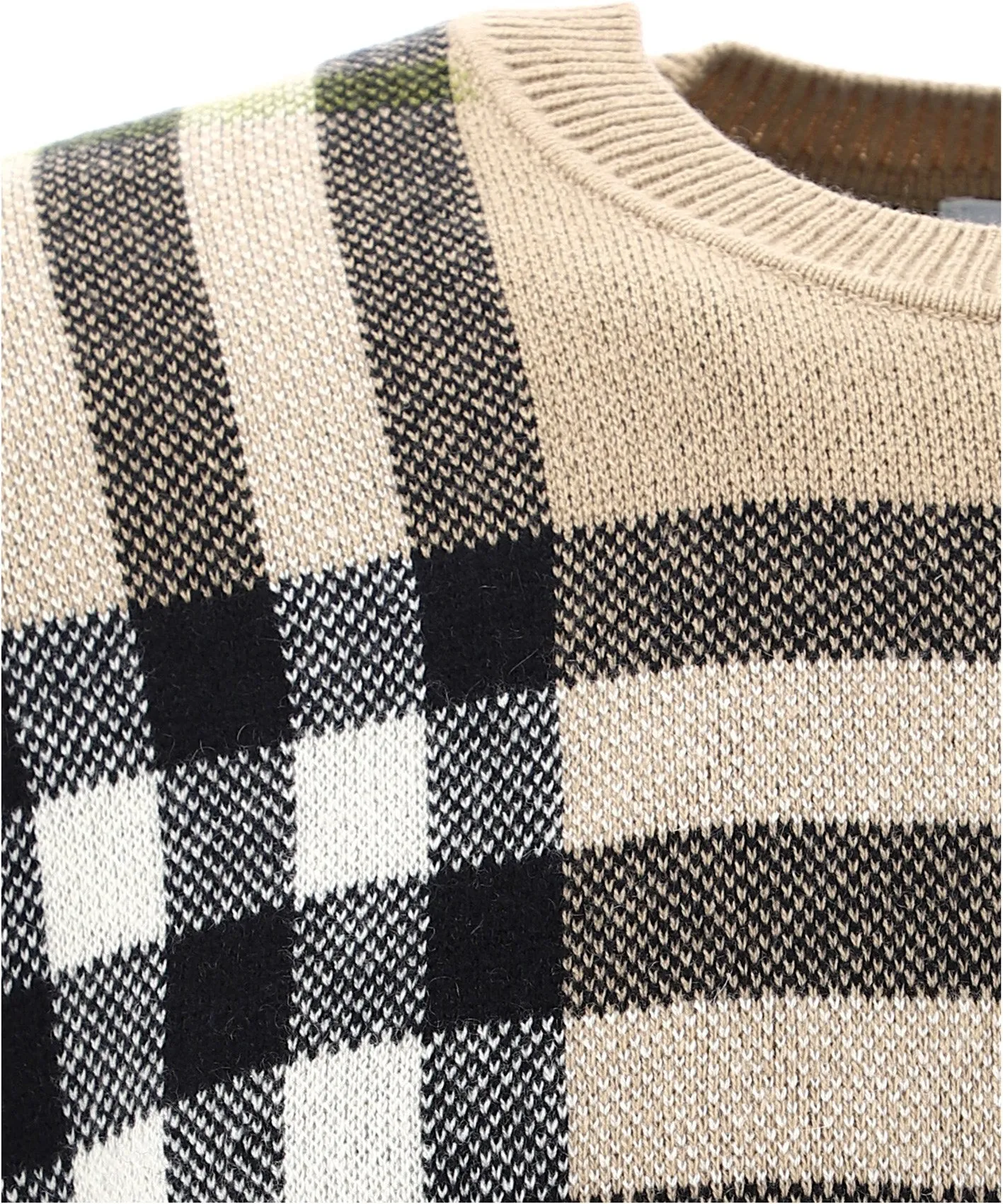 Burberry Check Knitted Sweater