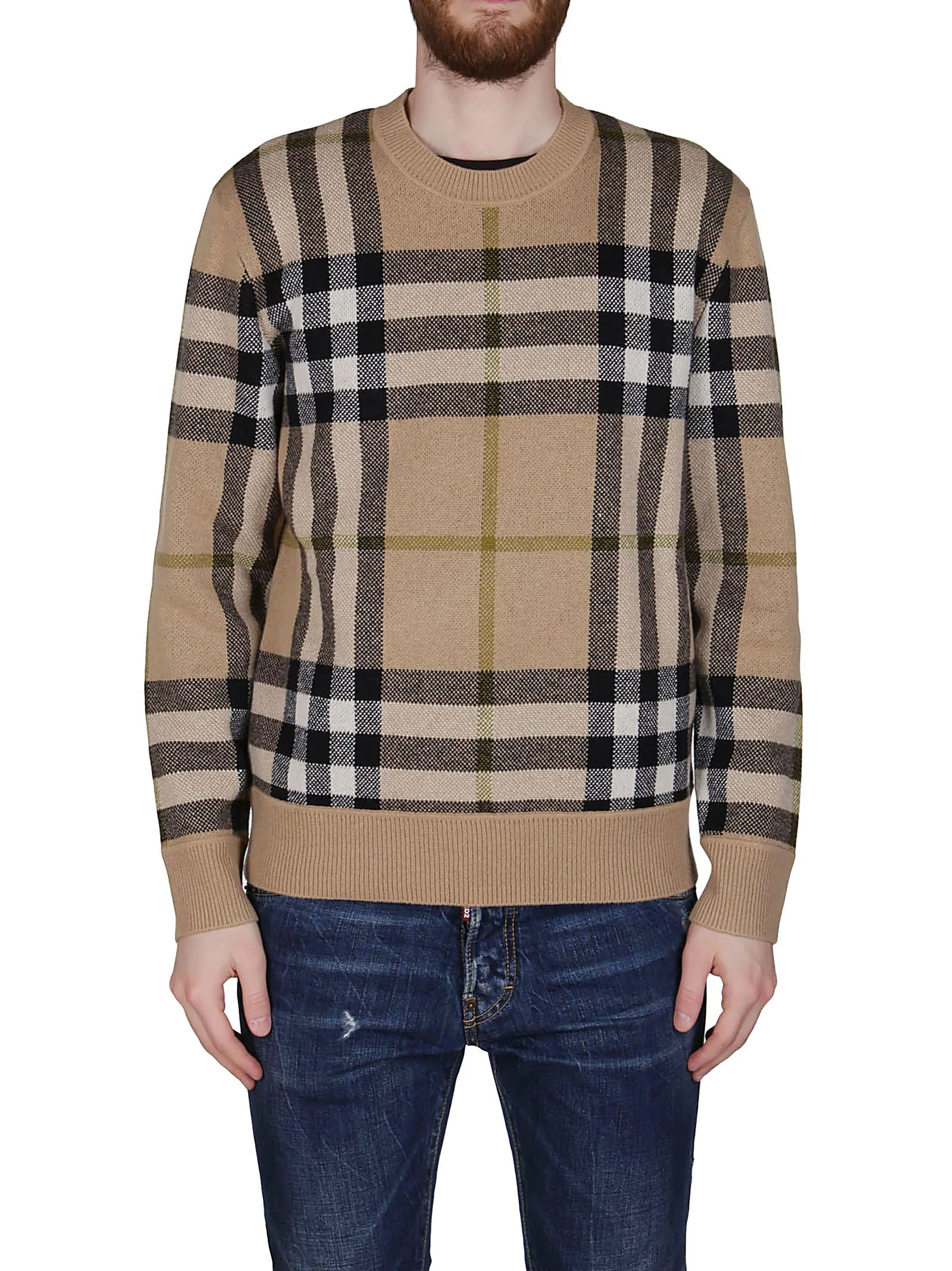Burberry Check Knitted Sweater