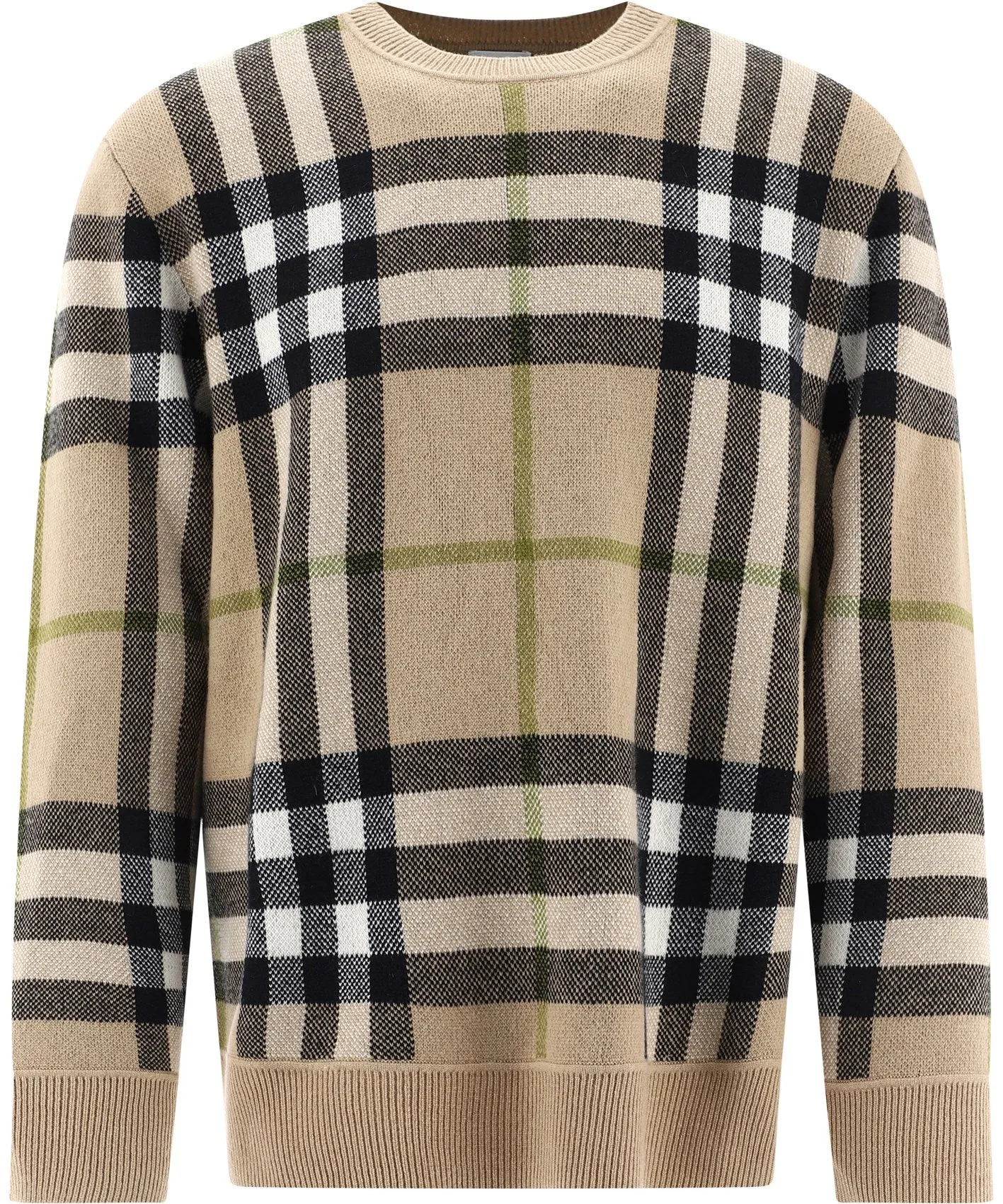 Burberry Check Knitted Sweater