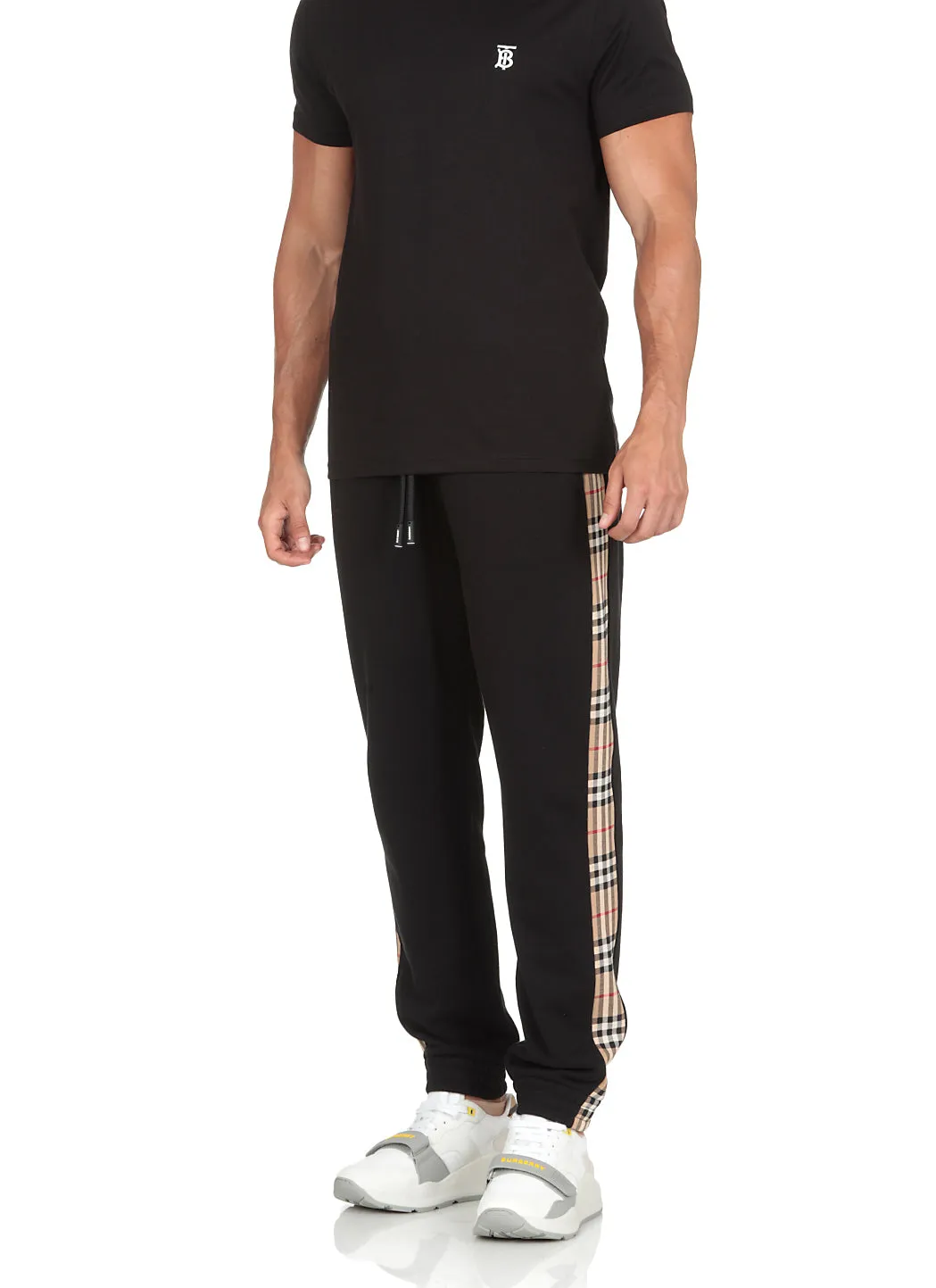 Burberry Check Panelled Track Pants