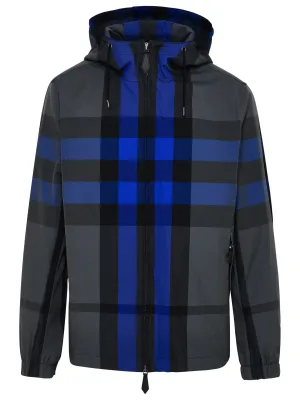 Burberry Checked Hooded Jacket