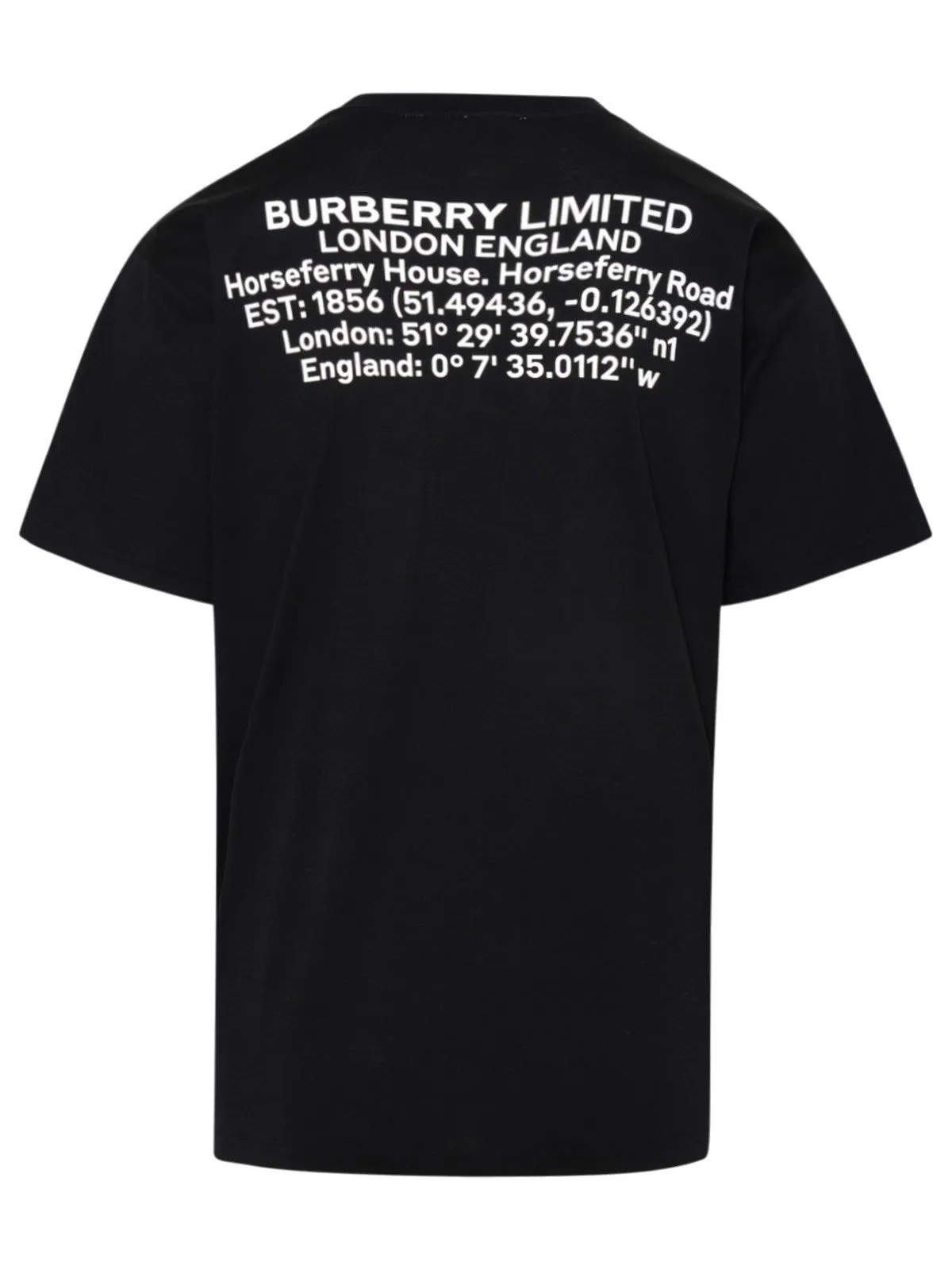 Burberry Location Printed Crewneck T-Shirt