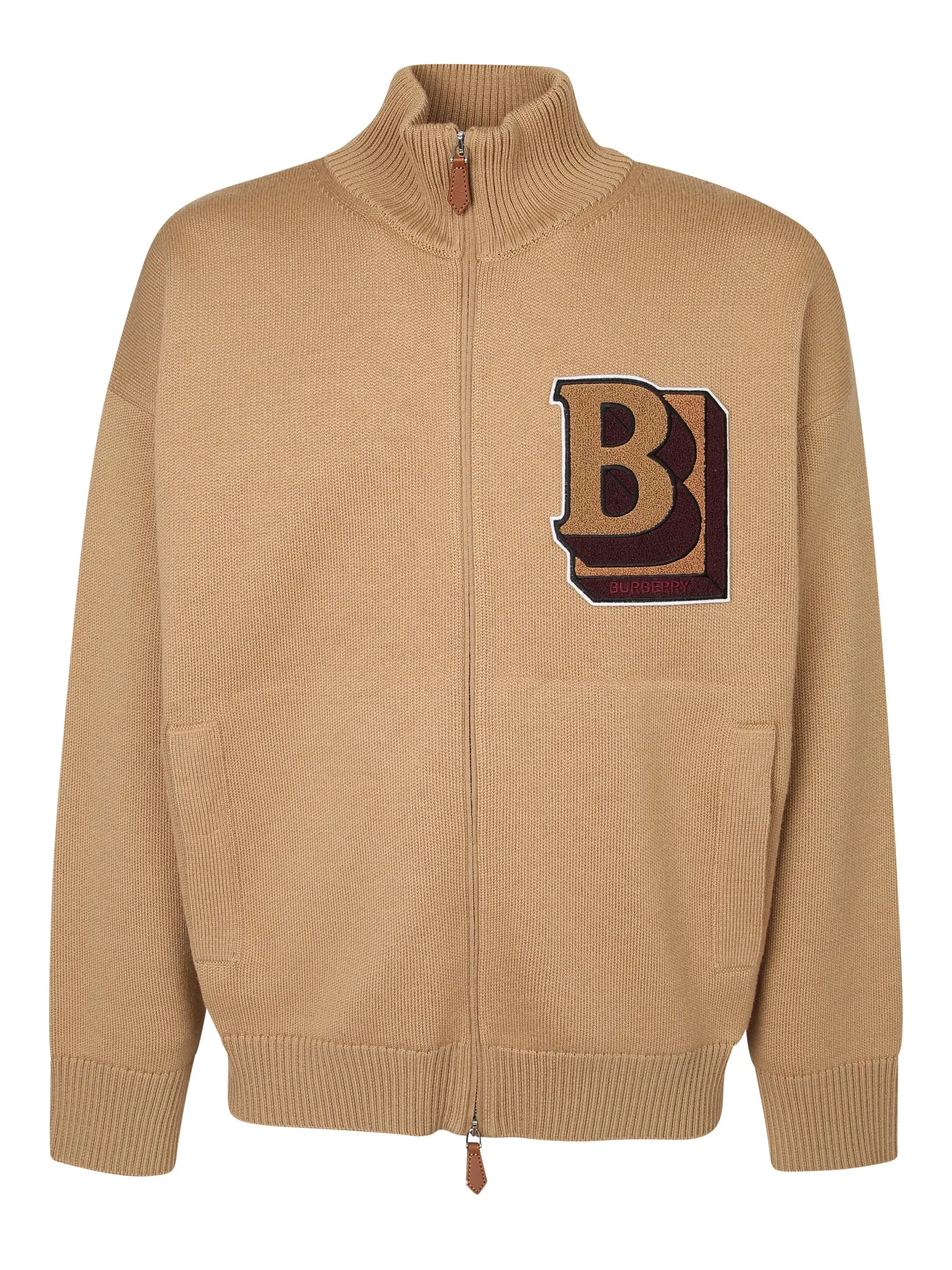Burberry Logo Patch Knitted Sweatshirt