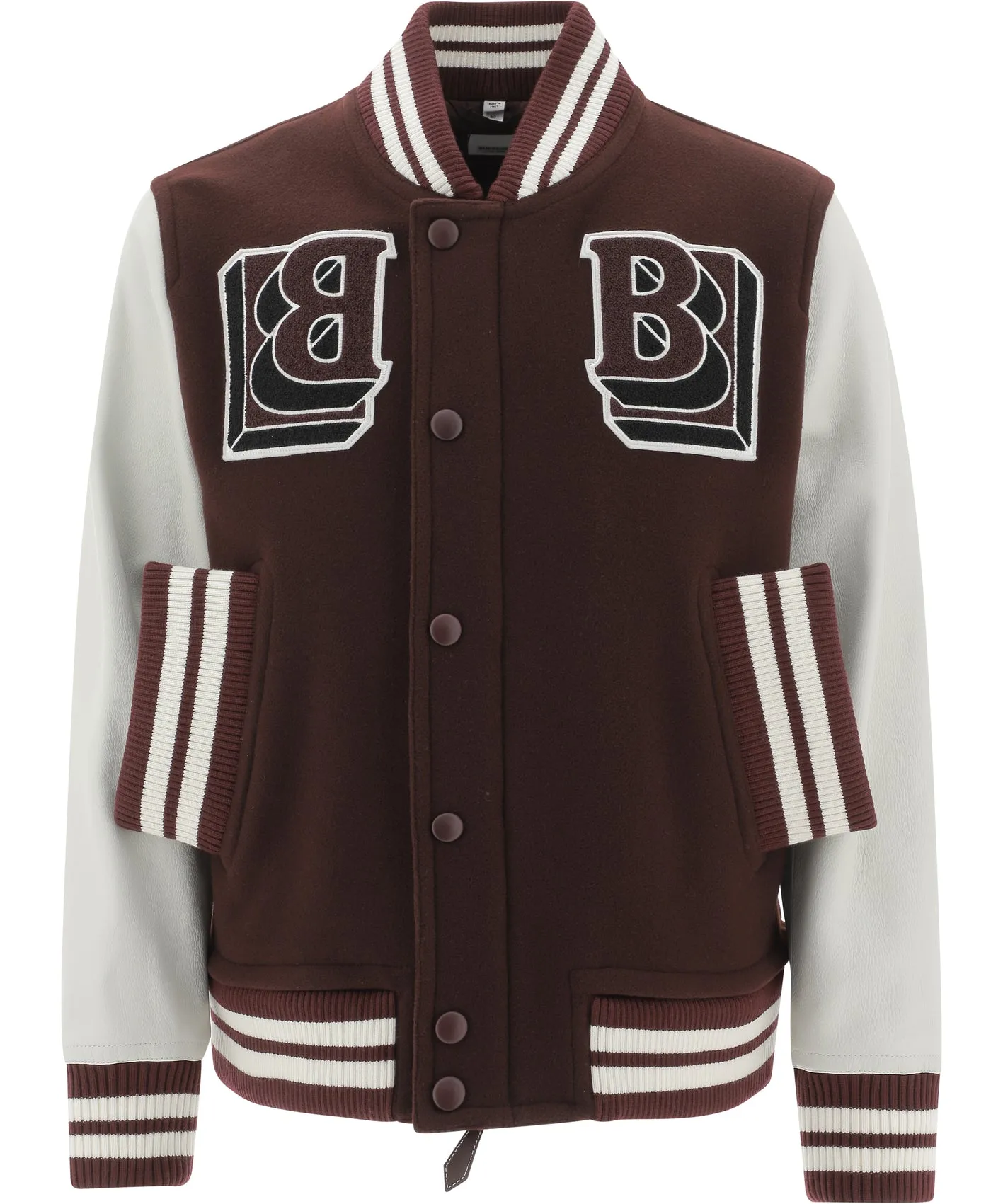 Burberry Logo Patch Varsity Jacket