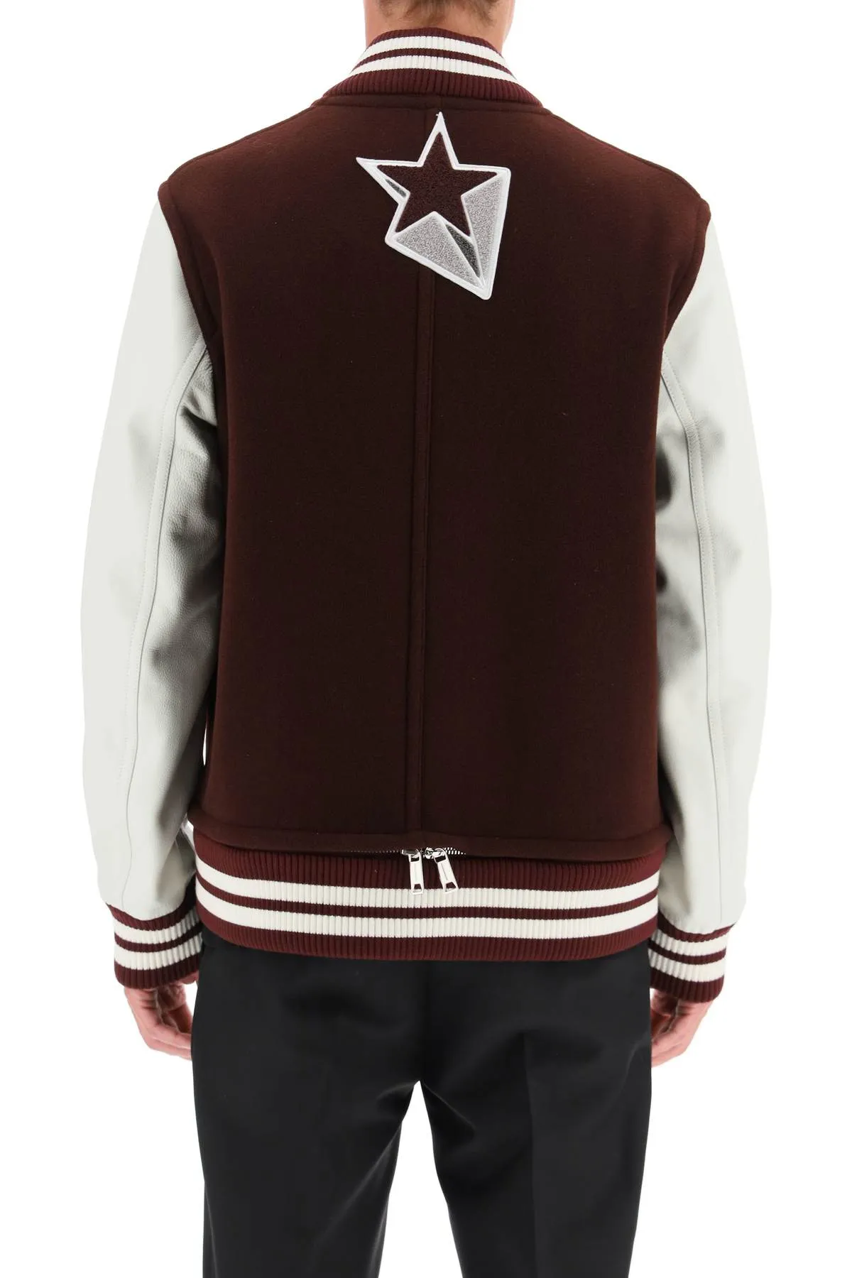 Burberry Logo Patch Varsity Jacket