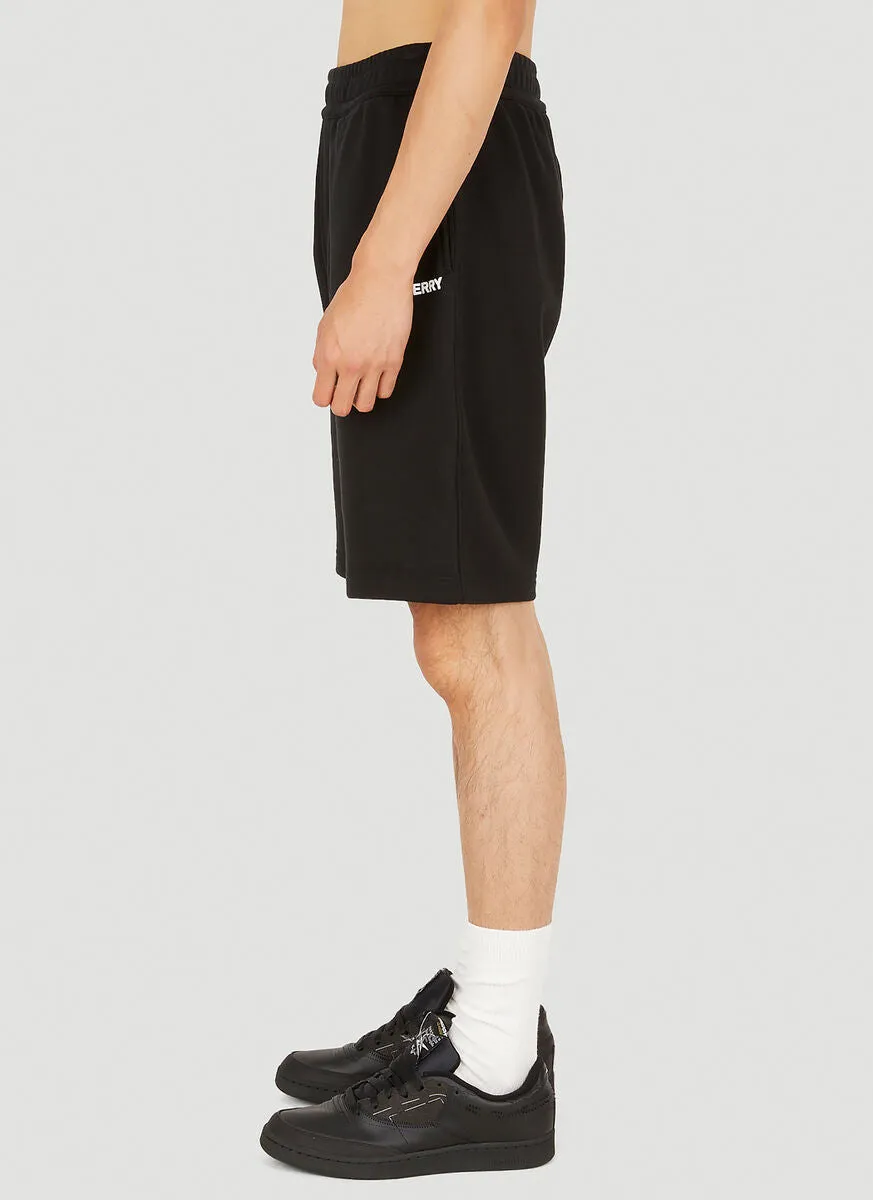 Burberry Logo Print Elasticated-Waist Shorts