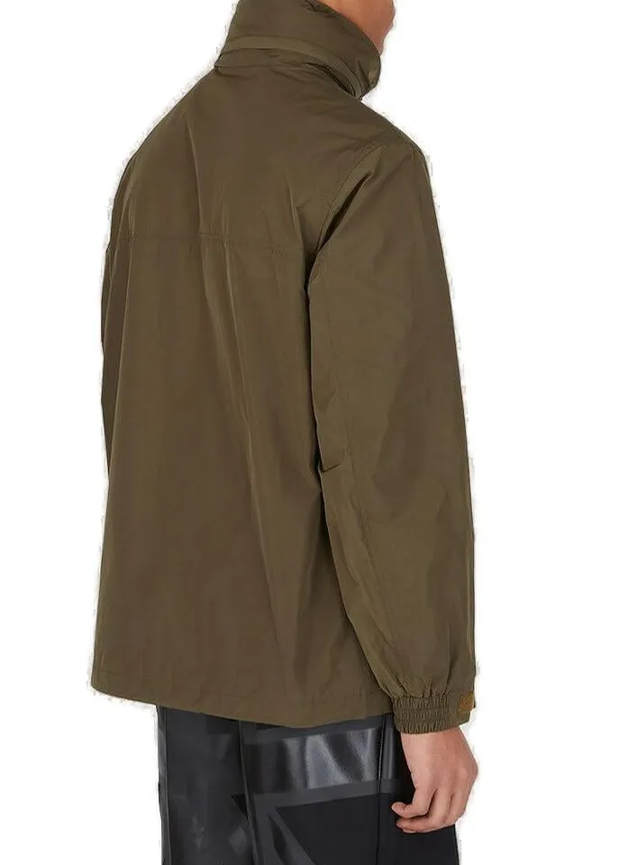 Burberry Zip-Up Hooded Jacket