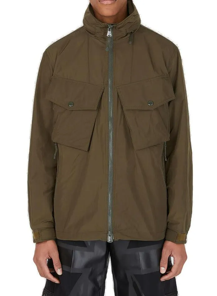 Burberry Zip-Up Hooded Jacket