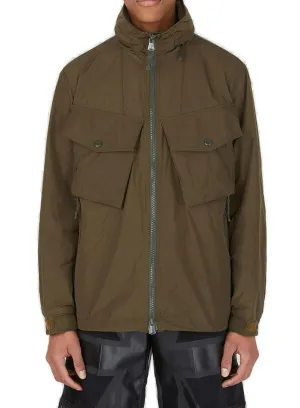 Burberry Zip-Up Hooded Jacket